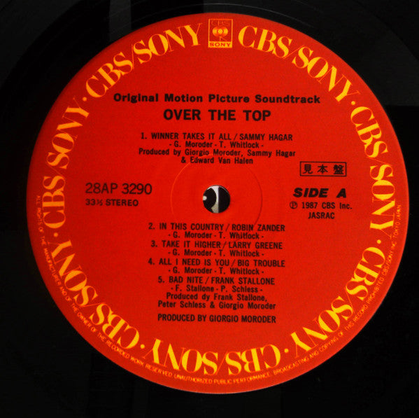 Over The Top (Original Motion Picture Soundtrack)