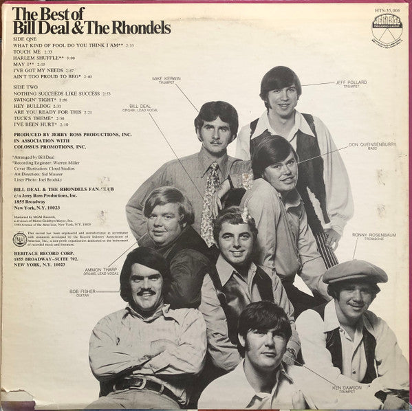 The Best Of Bill Deal & The Rhondels