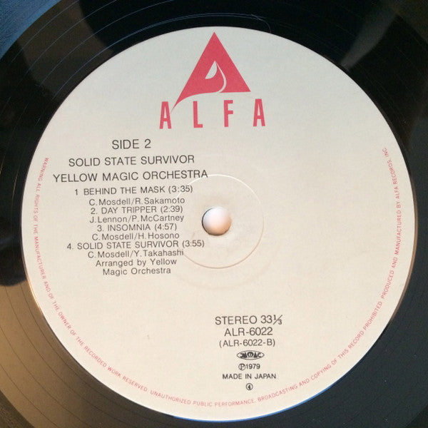 Solid State Survivor = ソリッド・ステイト・サヴァイヴァー