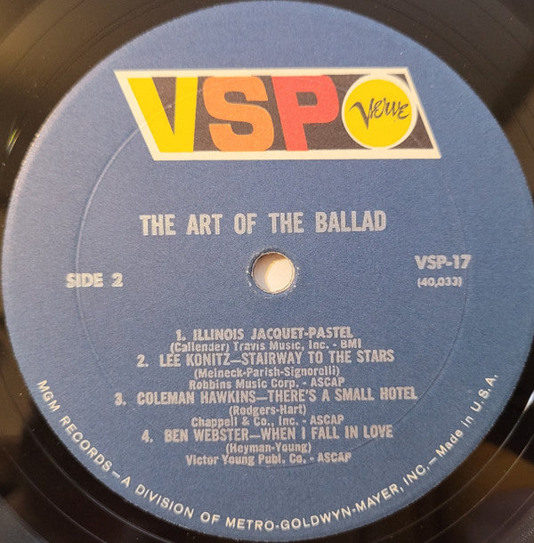 The Art Of The Ballad