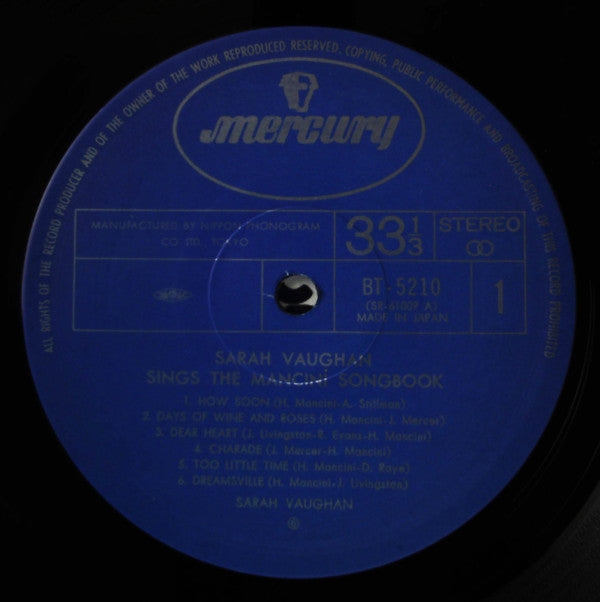 Sings The Mancini Songbook