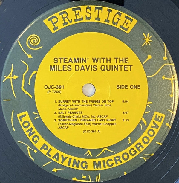 Steamin' With The Miles Davis Quintet