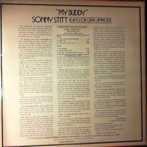 My Buddy: Sonny Stitt Plays For Gene Ammons