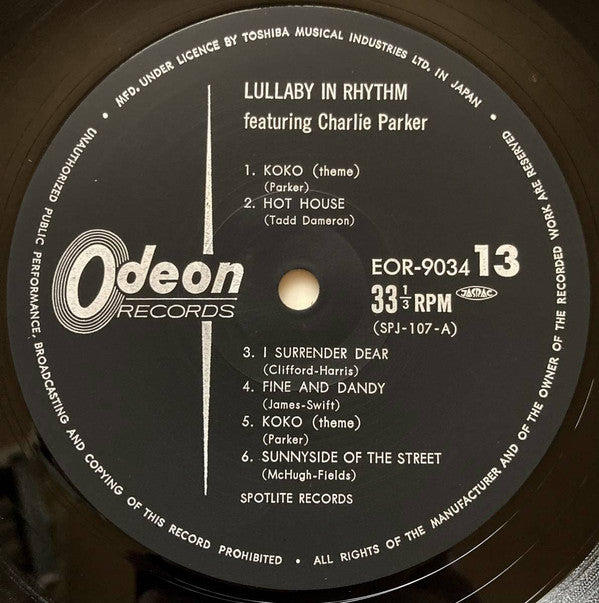 Charlie Parker On Dial