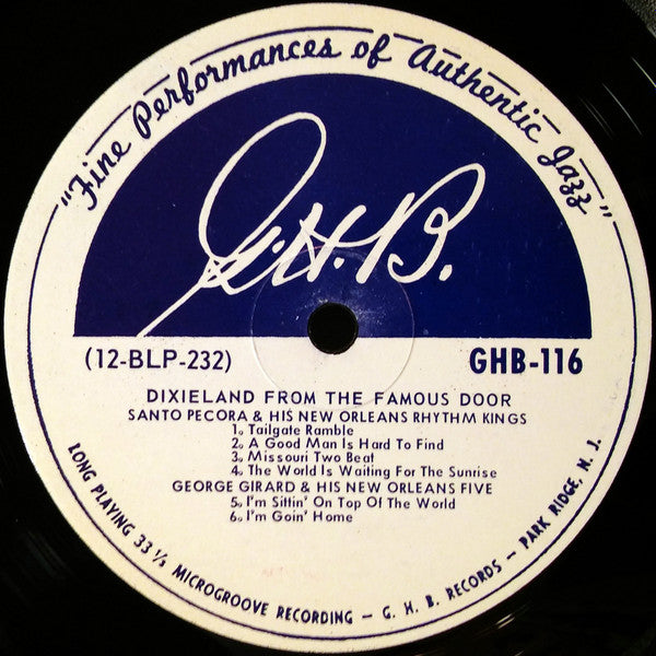 Dixieland From The Famous Door