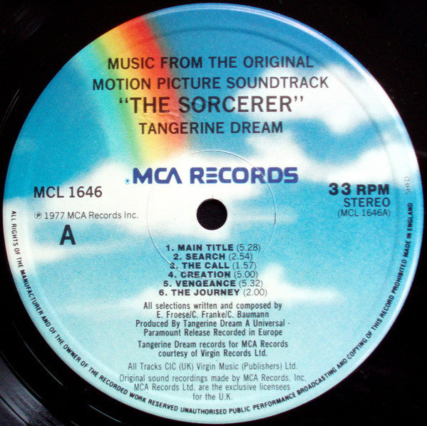 Music From The Original Motion Picture Soundtrack Sorcerer