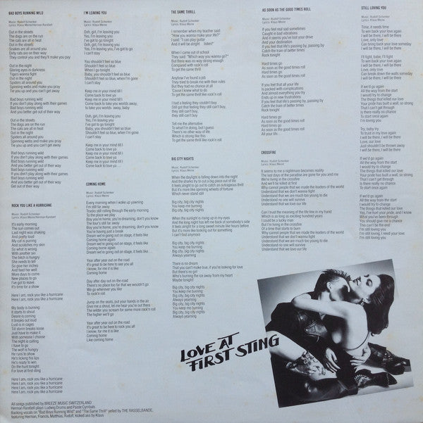 Love At First Sting = 禁断の刺青