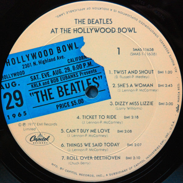 The Beatles At The Hollywood Bowl