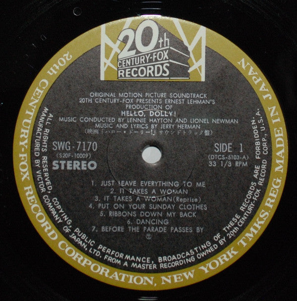 Hello Dolly! (Original Motion Picture Soundtrack Album)