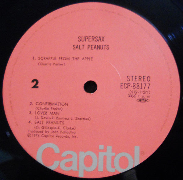 Salt Peanuts (Supersax Plays Bird, Volume 2)