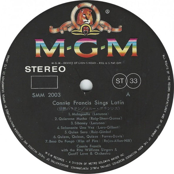 Connie Francis Sings Latin