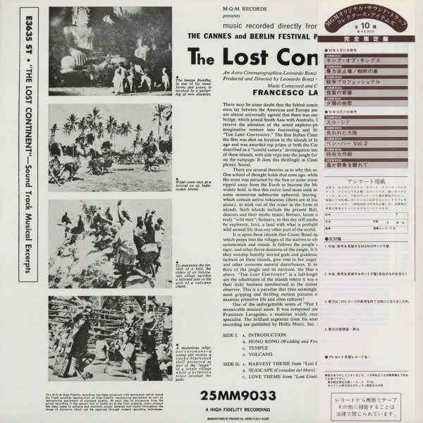 The Lost Continent