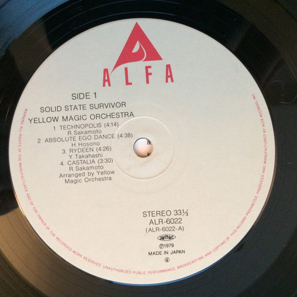 Solid State Survivor = ソリッド・ステイト・サヴァイヴァー