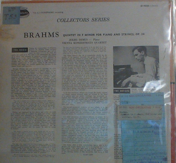 Quintet In F Minor For Piano And Strings, Op. 34