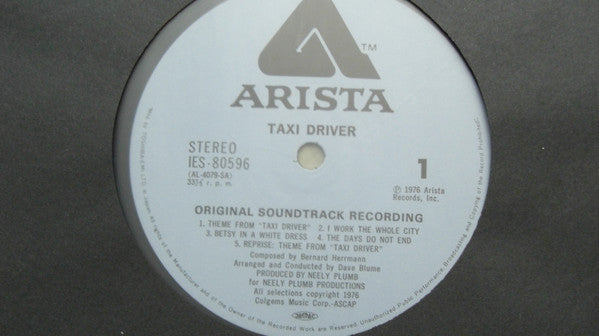 Taxi Driver - Original Soundtrack Recording