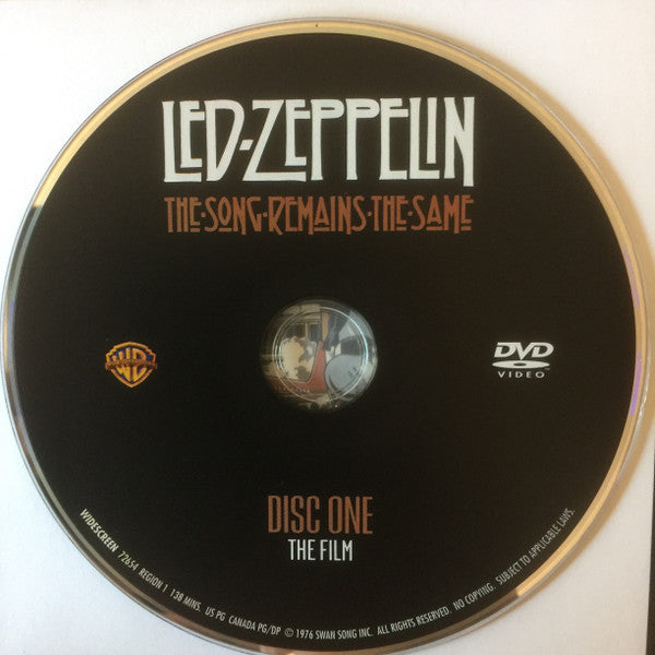 The Soundtrack From The Film Led Zeppelin The Song Remains The Same
