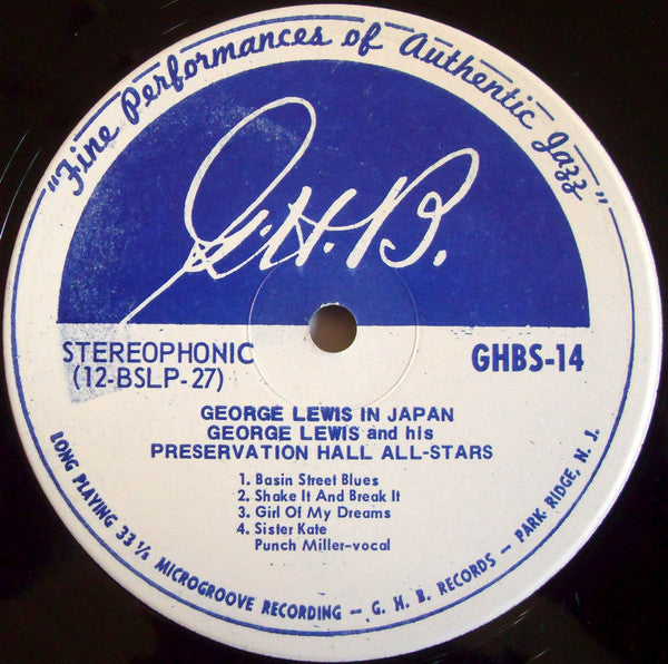 George Lewis In Japan Volume One