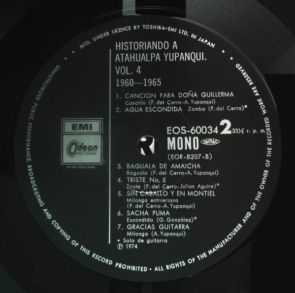 Historiando A Atahualpa Yupanqui Vol.4 1960-1965