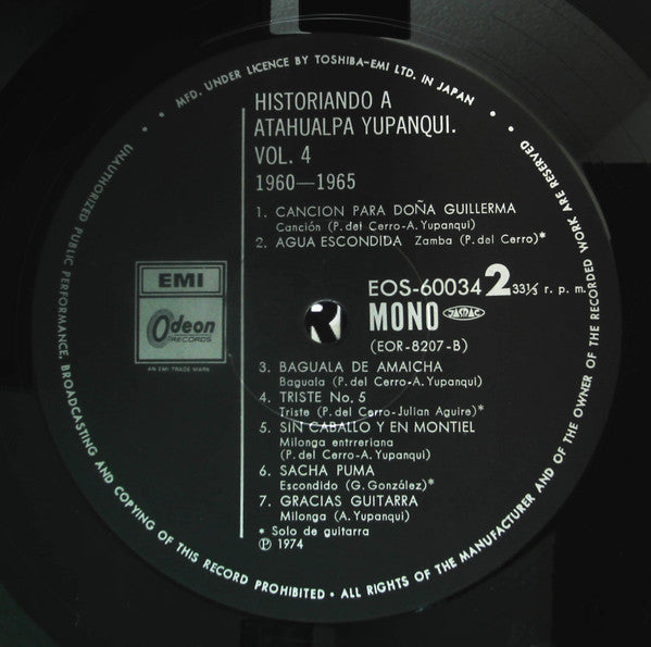 Historiando A Atahualpa Yupanqui Vol.4 1960-1965