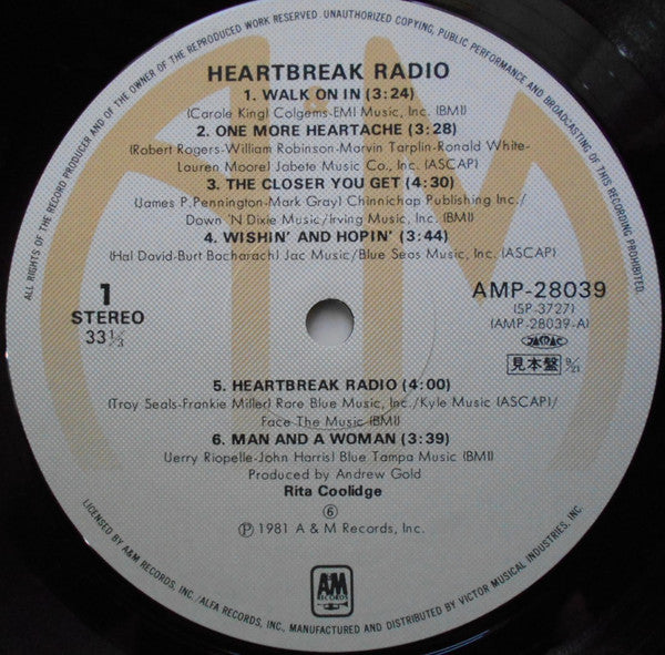 Heartbreak Radio = ハートブレイク・ラジオ