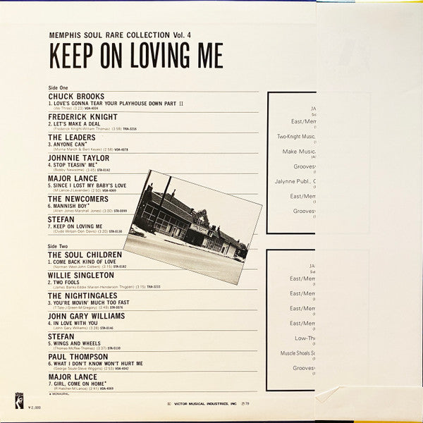 Memphis Soul Rare Collection Vol.4 - Keep On Lovin' Me