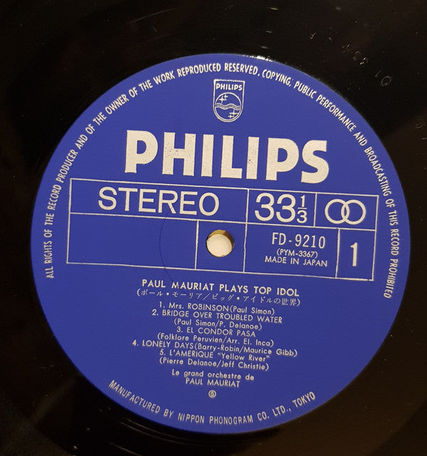 Paul Mauriat Plays Top Idol