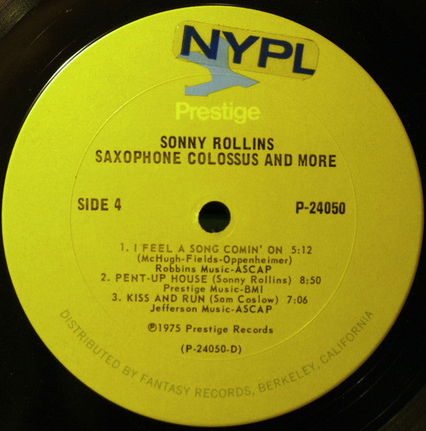 Saxophone Colossus And More