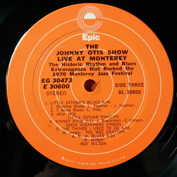 The Johnny Otis Show Live At Monterey!