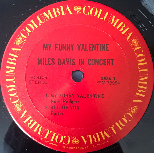 My Funny Valentine - Miles Davis In Concert