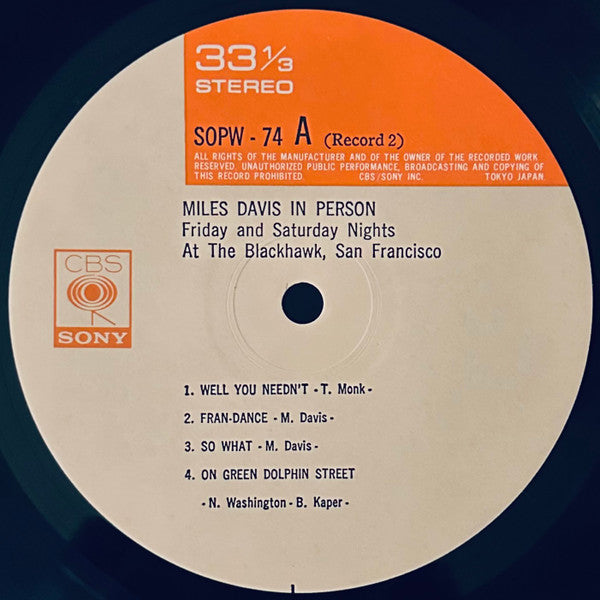 In Person Friday And Saturday Nights At The Blackhawk, San Francisco