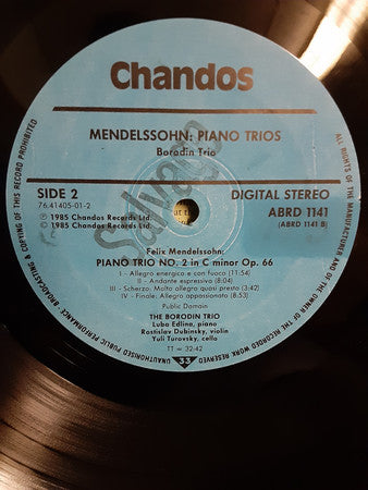 Piano Trios ▫ No.1 In D Minor ▫ No.2 In C Minor