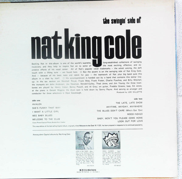 The Swingin' Side Of Nat King Cole