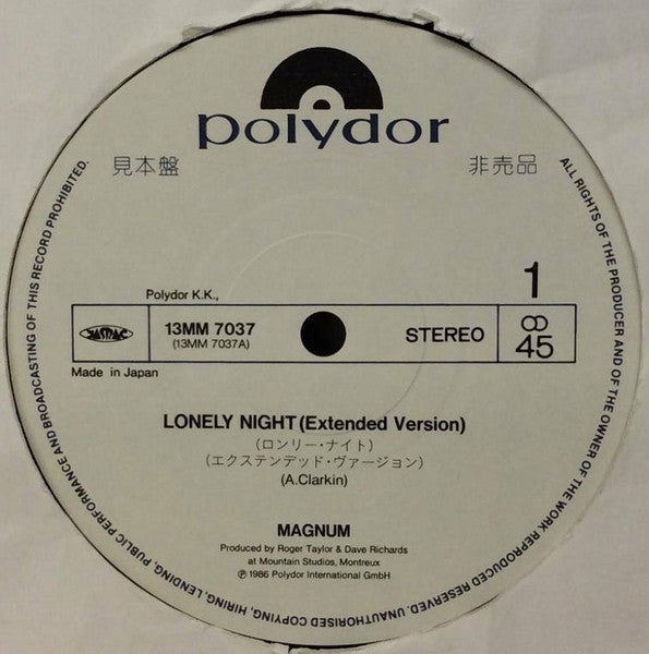 Lonely Night (Extended Version)