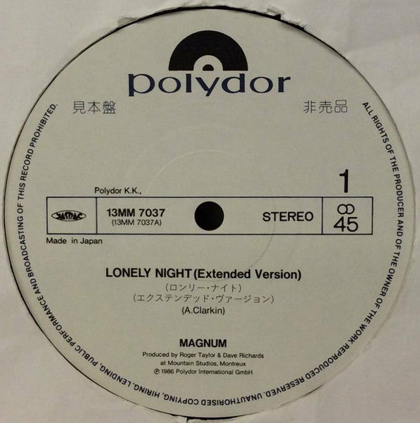 Lonely Night (Extended Version)