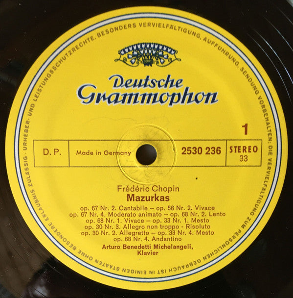 10 Mazurkas · Prélude Op. 45 · Ballade Op.23 · Scherzo Op. 31