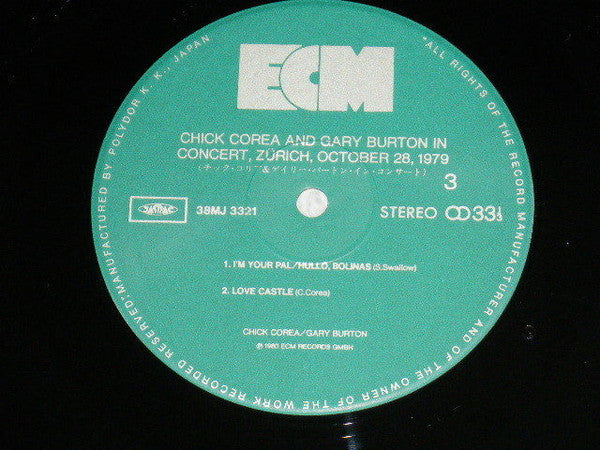 In Concert, Zürich, October 28, 1979