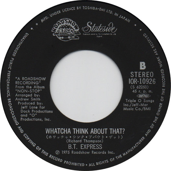 Close To You / Whatcha Think About That ?