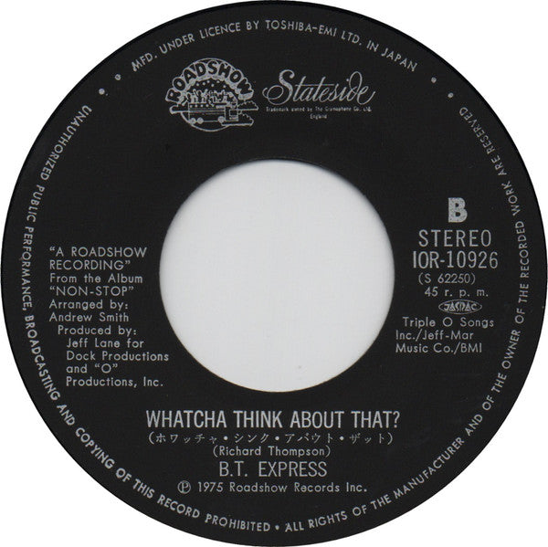 Close To You / Whatcha Think About That ?