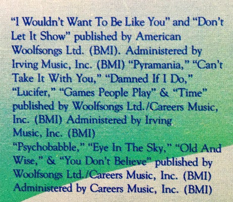 The Best Of The Alan Parsons Project