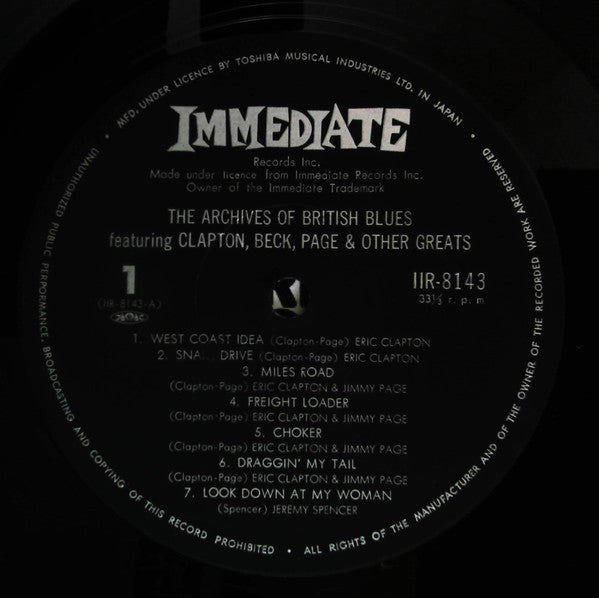 The Archives Of British Blues Featuring Clapton, Beck, Page & Other Greats