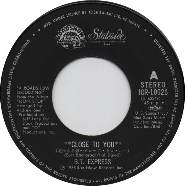 Close To You / Whatcha Think About That ?