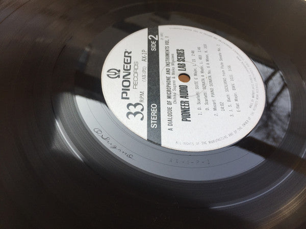 A Dialogue Of Microphones & Instruments vol.1