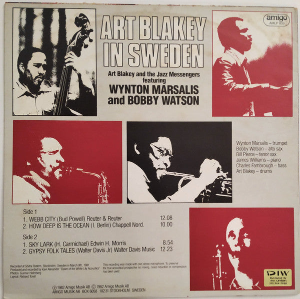 Art Blakey In Sweden