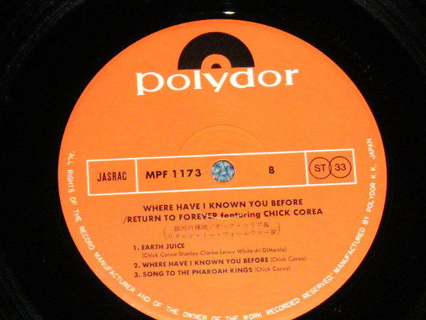 Where Have I Known You Before