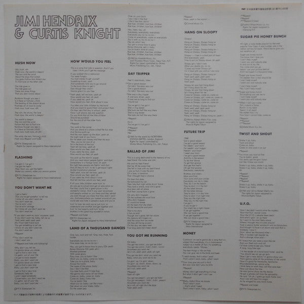 Jimi Hendrix & Curtis Knight