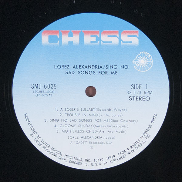 Sing No Sad Songs For Me