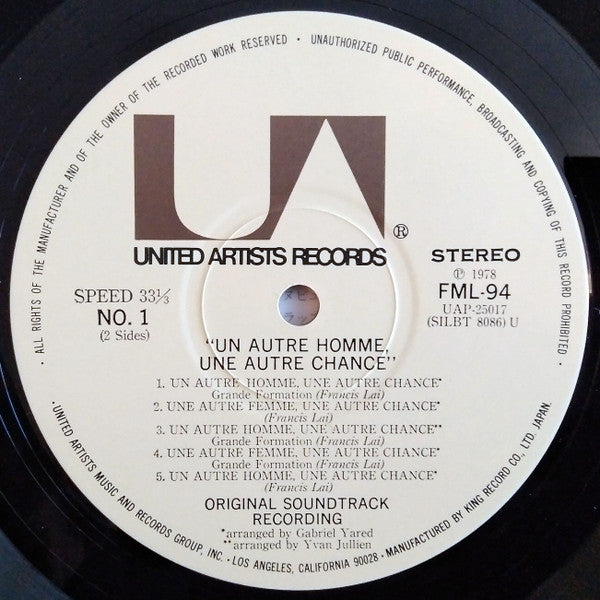 Un Autre Homme, Une Autre Chance