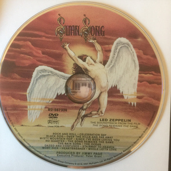 The Soundtrack From The Film Led Zeppelin The Song Remains The Same