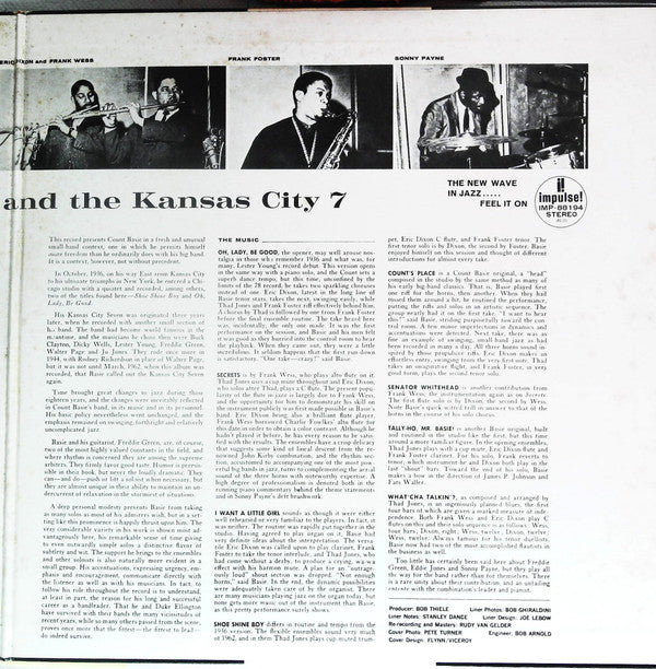 Count Basie And The Kansas City 7