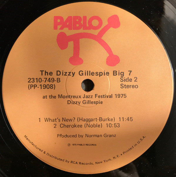 The Dizzy Gillespie Big 7 At The Montreux Jazz Festival 1975